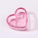 minkissy Nail Dappen Cup Heart Shape Dappen Dish Cups Acrylic Nail Dish Bowl Monomer Dish Glass Decorative Nail Brush Cup Manicure Tool Supply Pink - Buy Online on SooperMarket.com