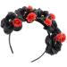 minkissy Day Of The Dead Headband Mexican Flower Skull Crown Hair Hoop Cosplay Party Headwear Halloween Headpiece Costume for Women Girls Ladies - Buy Online on SooperMarket.com