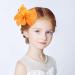 JSGHGDF Fabric Flower Hair Clip for Women Elegant Cloth Flower Side Clip Hair Style Accessories Ponytail Holder Barrettes Purple - Buy Online on SooperMarket.com