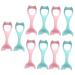 Mipcase 10 Pcs Mascara Brush Make up Tools for Eyes Reusable Eyeliner Tools Makeup Lash Applicator Women Eyeliner Mascara Drawing Lipstick Girl Miss