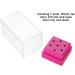 Manicure Tool Organizer Displayer Stand with 7 Slots for Nail Drill Bit Collection (Rose Red) - Buy Online on SooperMarket.com