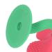 Baby Teether Toy - Ergonomic Grip for Pain Relief | Unique Shape Easy to Chew - Peony Red - Buy Online on SooperMarket.com