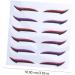 Mikinona 12 Pairs Glitter Eyeliner Self- Adhesive Eye Line Strip Eyeshadow Invisible Tape Double Sticker - Buy Online on SooperMarket.com