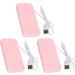 3Pcs Mini Nail Dryer Professional Nail Light Curing Gel LED Dryer Mouse Shape LED Nail Lamp Portable Nail Lamp Gel Polish Light for Nail Salon Home Travel (Roseate) - Buy Online on SooperMarket.com