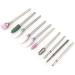 Set of 10 Nail Drills Nail Polish Machine Nail Care Tool Accessories (Grinding head set BH-01) - Buy Online on SooperMarket.com