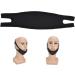 Adjustable Snoring Stop Belt Chin Strap - Black Nylon for Men and Women - Bedroom and Office Sleep Aid - Buy Online on SooperMarket.com