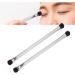 Eyeshadow Brush Silver Professional Soft Hair Eyelid Brush Double Ended Ergonomic for Makeup Artist for Home - Buy Online on SooperMarket.com