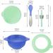 Kyraton Baby Suction Bowl with Straw and Spoons | Unbreakable, Reusable, and Slip-Resistant | Ideal for Milk, Soup, Ice Cream | Dark Blue - Buy Online on SooperMarket.com
