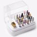 Beavorty Grinding head cleaning box 5 in 1 nail drill bit ceramic nail drill bit nail organizers and storage for nail tech nail charm organizer drill bit holder plastic Supplies Rack 2 in 1 - Buy Online on SooperMarket.com