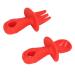 Buy Soft Silicone Spoons & Forks - Food-Safe Chewable LED Tools for Anxiety Relief | International Shipping - Buy Online on SooperMarket.com
