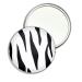 Zebra Print - 77mm Round Compact Mirror