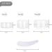 25PCS 3ml Empty Sample Jars with Mini Spatulas - Clear Lid Cosmetic Containers for Makeup, Oils, Lotions, Powders, Paint, Jewelry, Lip Balms - Buy Online on SooperMarket.com