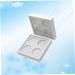 HAPINARY 2pcs 4 Makeup Accessories Aluminum Tin Jars Eyeshadow Containers Empty Eyeshadow Tins Empty White - Buy Online on SooperMarket.com