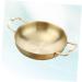 Alipis 2pcs Skillet Pan Woks and Stir Fry Pans Stainless Stock Pot for Soup Stainless Steel Dinner Plates Chinese Wok Nonstick Stovetop Wok Korean Noodle Ramen Pot Non- Italy Non Stick Size 1x2pcs Goldenx2pcs - Buy Online on SooperMarket.com