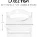 Hauck Alpha+ Click Tray White - Easy-to-Clean Large Highchair Tray - Buy Online on SooperMarket.com