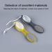 Dajidafu PP PS Foot File Replacement Solid Color Hanging Pedicure Exfoliating Dead Skin Remover Bath Brush with Lanyard Yellow - Buy Online on SooperMarket.com
