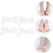 4pcs Big Toe Splitter Tools for Hallux Valgus - Foot Care Kit for Crooked Toe Alignment & Pain Relief - Transparent, 23.5x2.3cm - Buy Online on SooperMarket.com