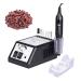 Weyi nail miller electrical nail miller set manicure electrical nail file nail grinder Feezing professional nail design nail care device low vibration with 6 drilling 106 grinding sleeve 3rd black 20 000 rpm