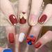100PCS Colorful 3D Bow Nail Art Decorations - Nail Charms for Acrylic Resin Design - Buy Online on SooperMarket.com