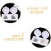 FOMIYES Double Cup Plastics Nail Art Cup Bowl Soaking Dish Dappen Dish with Lids for Mixing Acrylic Powder Liquid for Nail Art Manicures Tools - Buy Online on SooperMarket.com