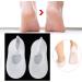 1 Pair Silicone Gel Moisturizing Socks Relieve Plantar Fasciitis Pain Heel Silicone Socks Foot Anti-Cracking Protector Foot Care Tool Prevention Socks (L-White) - Buy Online on SooperMarket.com