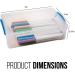 Advantus Super Stacker Storage Case  2.6" x 5.5" x 9"  Clear - Buy Online on SooperMarket.com