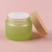 Tianzd 6 Pieces Empty 50ml Green Glass Cream Cans with Lid | Cosmetic Storage & Spatula Set | Ideal for Skin Care & Beauty Products - Buy Online on SooperMarket.com