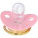 Heart-Shaped Baby Pacifier Set Soft Silicone Pacifiers for Newborns & Toddlers (M Pink) | Comfortable & Safe for Your Baby - Buy Online on SooperMarket.com