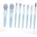 Gogogmee 8pcs Powder Brush Eyeshadow Makeup Brushes Makeup Brush for Woman Cosmetic Face Brushes Wooden Blue - Buy Online on SooperMarket.com