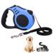 Dog leash retractable dog leash extendable dog leash for small medium and large dogs blue 3 m blue 3 m