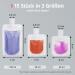 Mulaibdin Travel Bottles Set - 15 Pieces (30/50/100ml) for Toiletries | Perfect for Travel Airport-Friendly Squeeze Containers for Shampoo & More - Buy Online on SooperMarket.com