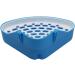 Triangle Potty Trainer Corner for Small Animals - Blue | Litter Box for Rabbits, Guinea Pigs, Chinchillas, Ferrets - Buy Online on SooperMarket.com