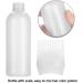 Hair Dyeing Bottle with Graduated Scale for Brush Shampoo Hair Color Oil Comb Applicator Tool Professional Hair Dye Brush Bottle(White) - Buy Online on SooperMarket.com