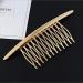 Vasana 2-Piece Gold & Silver Elegant Alloy Hair Combs for Women & Girls - French Twist Kamm Grips & Styling Tools - Buy Online on SooperMarket.com