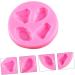Cabilock 9 Pcs Baking Mold Silicone Chocolate Molds Pastry Silicone Mold Jelly Pink Cake Machine 7X7X1CMx3pcs Pinkx3pcs - Buy Online on SooperMarket.com