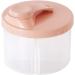 Milk Powder Storage Box Rotating Milk Powder Dispenser Portable Formula Dispenser Outdoor Food Container 4 Compartments Snack Box For Feeding Infant Newborn