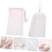 SOESFOUFU 6pcs Net Soap Exfoliating Bath Exfoliating Soap Pouch Foaming Nets or - Buy Online on SooperMarket.com
