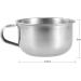 Anself Stainless Steel Shaving Bowl | Shaving Brush & Soap Bowl for Ultimate Grooming Experience - Buy Online on SooperMarket.com