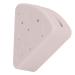 Triangular Powder Storage Box Puff Holder Easy to Clean Convenient Double-sided Air Vent Smooth-closing Silicone Portable for Home Travel (Chocolate Color)