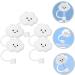 ABOOFAN 20 pcs Decor Supply Cover Shaped End Reusable Birthday Cap Protectors Supplies Cute Tip Tumbler Cloud for Shape Cartoon Caps Anti- Toppers Protector Baby Proof Plugs White 5pcsx4pcs 3X2X1.2CMx4pcs - Buy Online on SooperMarket.com