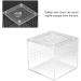 Acrylic Reptile Breeding Box Transparent Live Food Storage Insect Viewing Box for Spider Crickets Snails Hermit Crabs Tarantulas Geckos 3.9x3.9x3.5inch - Buy Online on SooperMarket.com