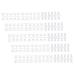 Healeved 3 Bear Head Nail Color Displaying Tool Transparent Nail Color Display Tool Bear Nail Color Displaying Tool Manicure Tools Nail Tools for Nail Art Nail Polish Polishing Plate