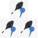 Healeved Ear Cleaner 6 Pcs Silicone Ear Squeeze Syringe Bulb Ear Syringe Syringe Ear Washing Bulb Syringe Hand Bulb Ear Cleaning Tool