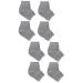 PLAFOPE 4 Pairs Anti-Crack Socks Feet Care Socks Men Socks Gel Spa Socks Heel Sleeves Ankle Socks Spa Gel Socks Anti Crack Heel Socks Mens Sock Feet Repair Socks Foot Socks Man Socks