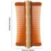 AMZLORD Lice Comb Flea Lice Removal Comb Double-sided Hair Nit Comb Fine Tooth Hair Grooming Comb Bamboo Shape for Cats Dogs Orange - Buy Online on SooperMarket.com