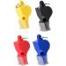 Yoezuo Pipe with Lanyard - 4 Colorful Plastic Whistles for Sports & PE | Football School Activities - Buy Online on SooperMarket.com