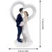 Teksome Couple Cake Toppers Resin Wedding Toppers for Cake Wedding Cake Decorations Wedding Cake Toppers Bride And Groom Figures - Buy Online on SooperMarket.com