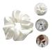 Wooneky 5pcs Bridesmaid Hair Accessories - Satin Elastic Hair Bands and Scrunchies Set in White - Wedding and Girls Hair Wrap - Buy Online on SooperMarket.com