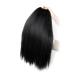 Difunee Pre-stretched Braiding Hair 24 Inch 8 Packs Black Yaki Texture Crochet Hair | Box Braids Hot Water Setting Synthetic Extensions - 1B (Pack of 8) - Buy Online on SooperMarket.com