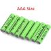 20 Packs 1.2V AAA 300mAh Ni-MH Rechargeable Batteries for Solar Lights Outdoor Garden Solar Light Lamp - Buy Online on SooperMarket.com